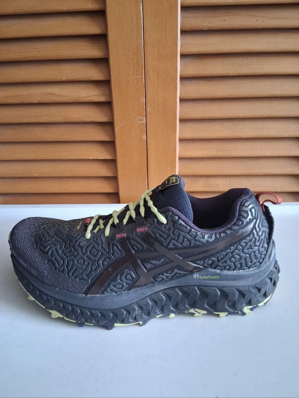 BrainDead X Asics Trabuco Max Black Cinnabar Women's Running Shoe * Size: 6.5 - Picture 3 of 8